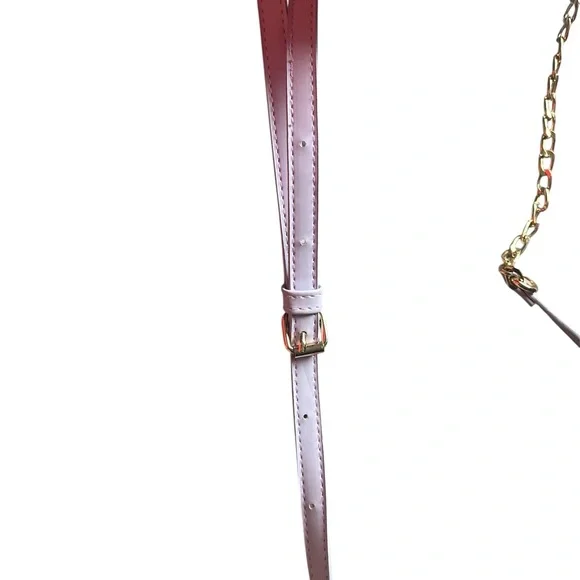 Claire's Pastel Purple Crossbody Bag with Chain Strap and Quilted Design - Picture 14 of 14